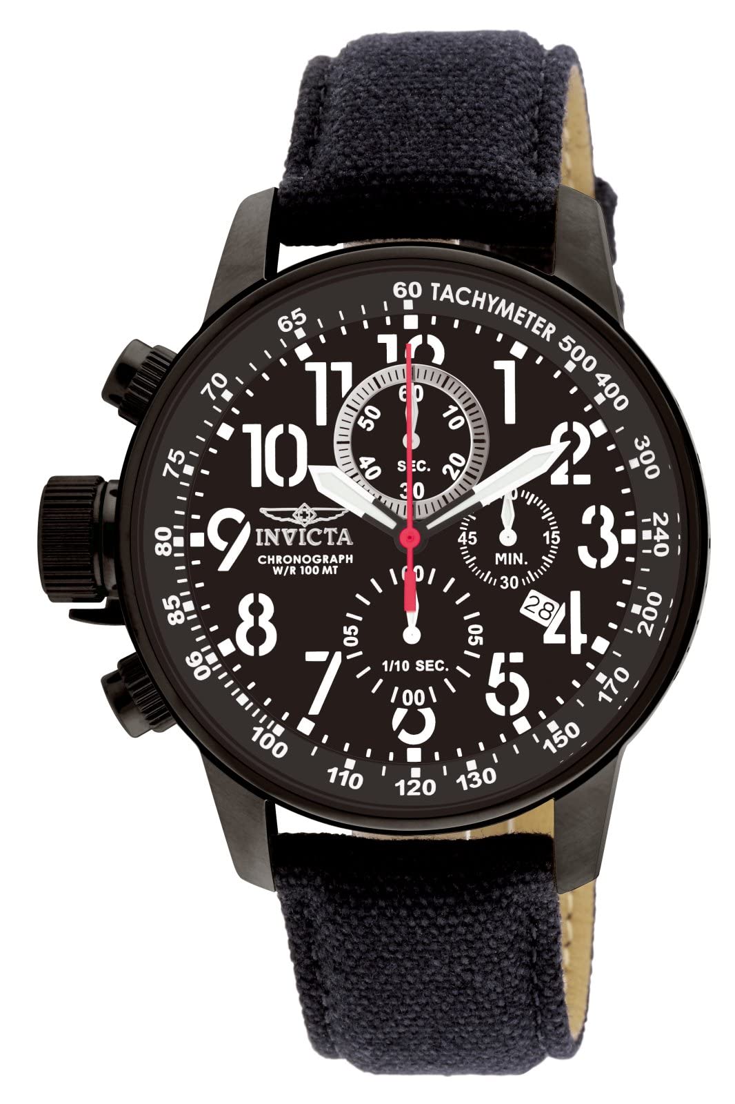 invicta-force-herrenuhr-46mm-schwarz-edelstahl-quarz image 1