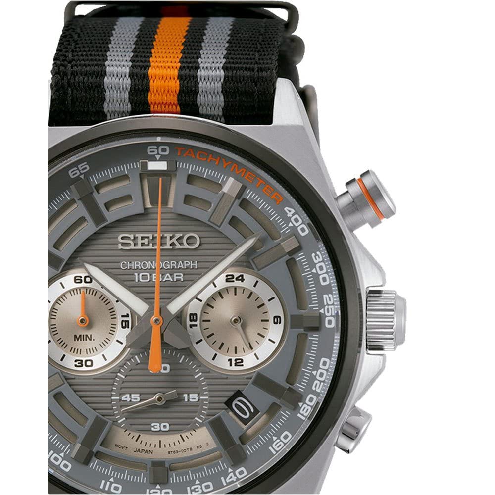 seiko-sport-ssb403p1-chronograph-armbanduhr-grau image 2