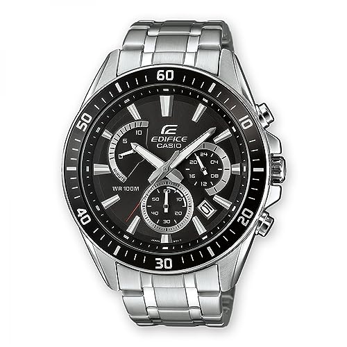 casio-edifice-herrenuhr-edelstahl-10-bar-silber image 2