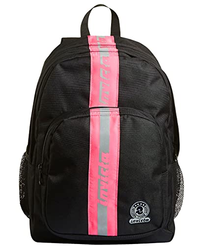 invicta-rucksack-schule-38l-schwarz-pink-reflektierend image 6