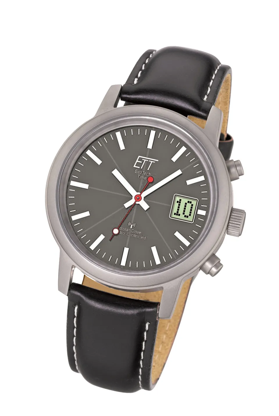 ett-solar-drive-funk-egs-11264-21l-herrenuhr-leder-datum image 1