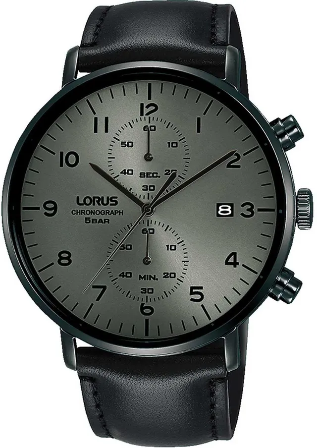lorus-herrenuhren-rw405ax9-herrenuhr-leder-chronograph image 1