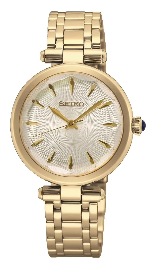 seiko-classic-analog-quarz-herrenuhr-gold-2 image 1