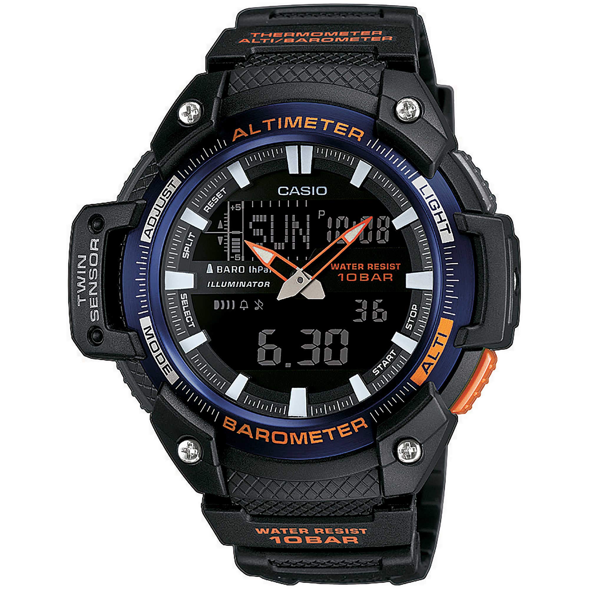 casio-collection-herrenuhr-resin-twin-sensor-10-bar-schwarz image 1