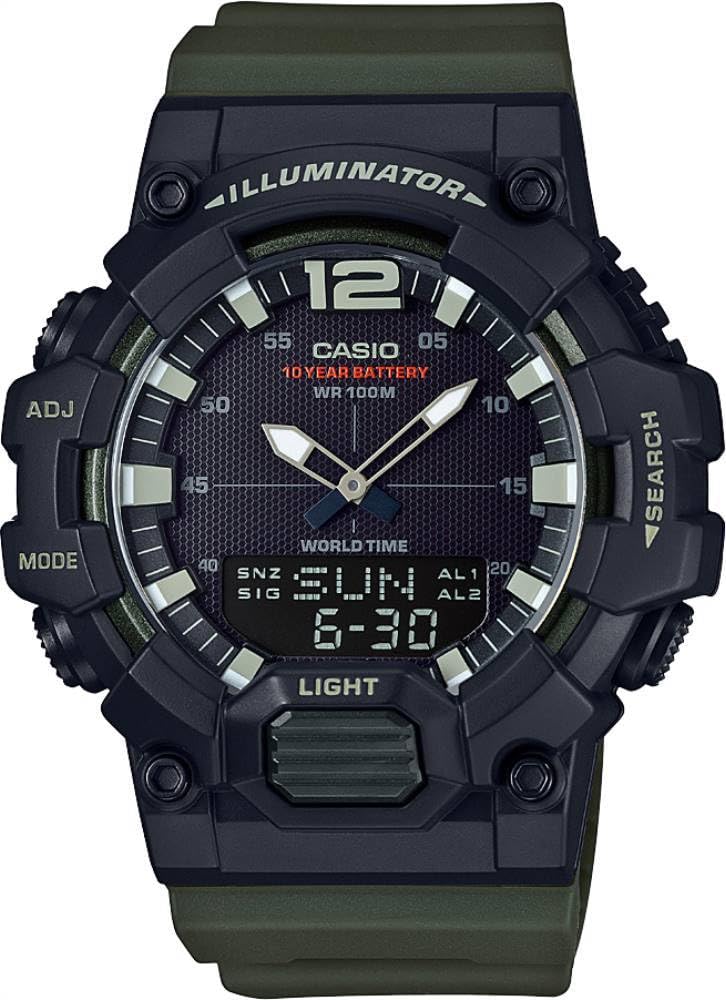 casio-collection-herren-digitaluhr-gr-n-schwarz-20-bar image 1