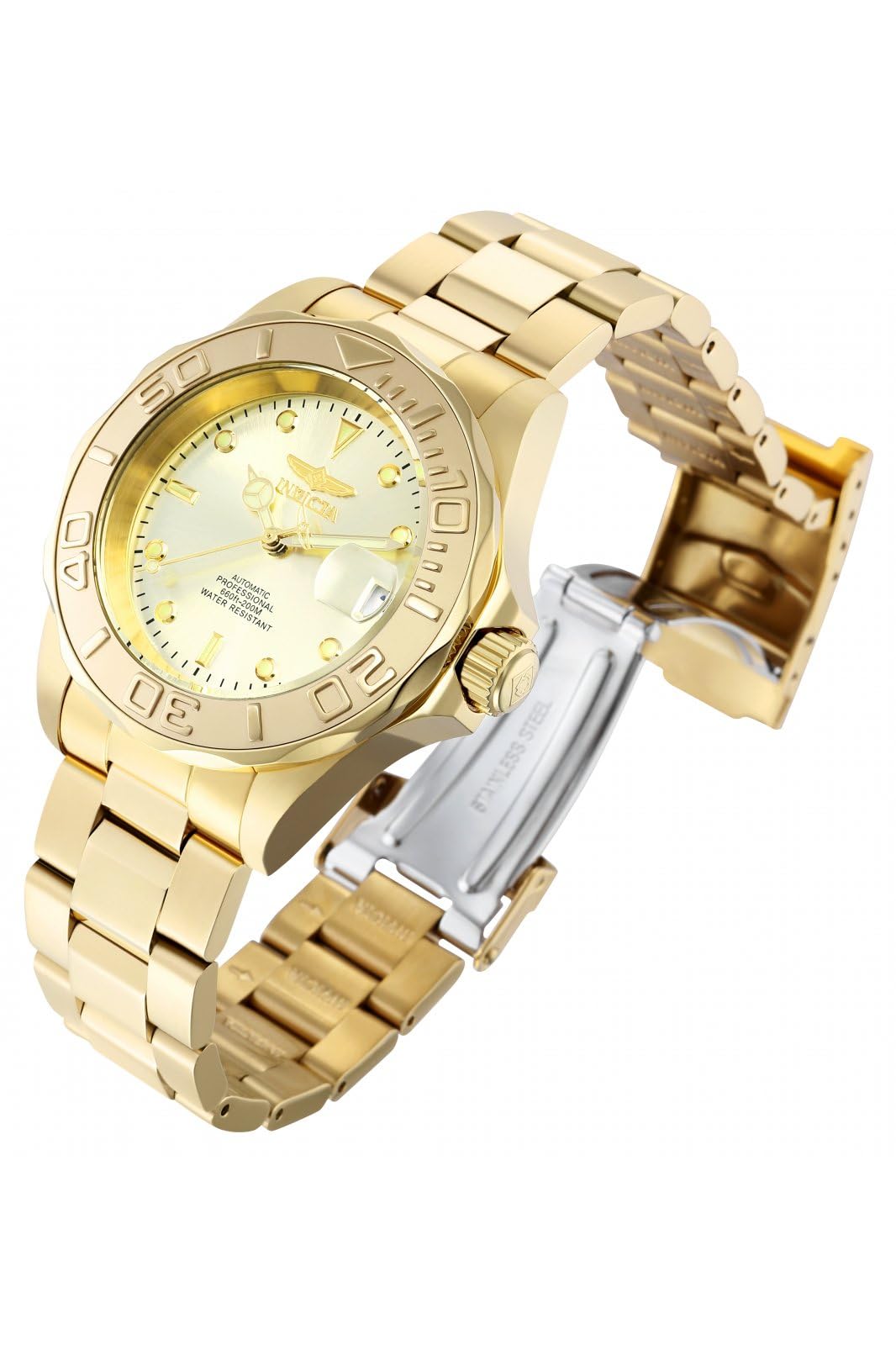 invicta-pro-diver-automatikuhr-40mm-gold-champagner image 2