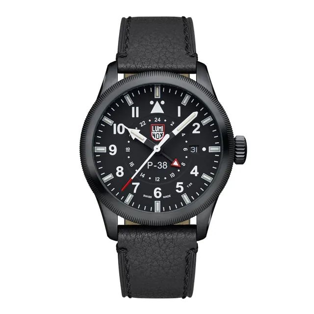 luminox-p-38-lightning-9520-fliegeruhr-42-mm-gmt-3 image 1