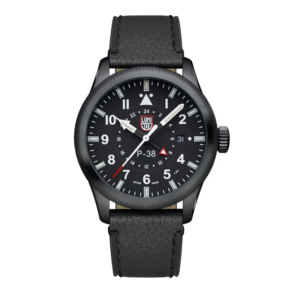 luminox-p-38-lightning-9520-fliegeruhr-42-mm-gmt-3 image 1