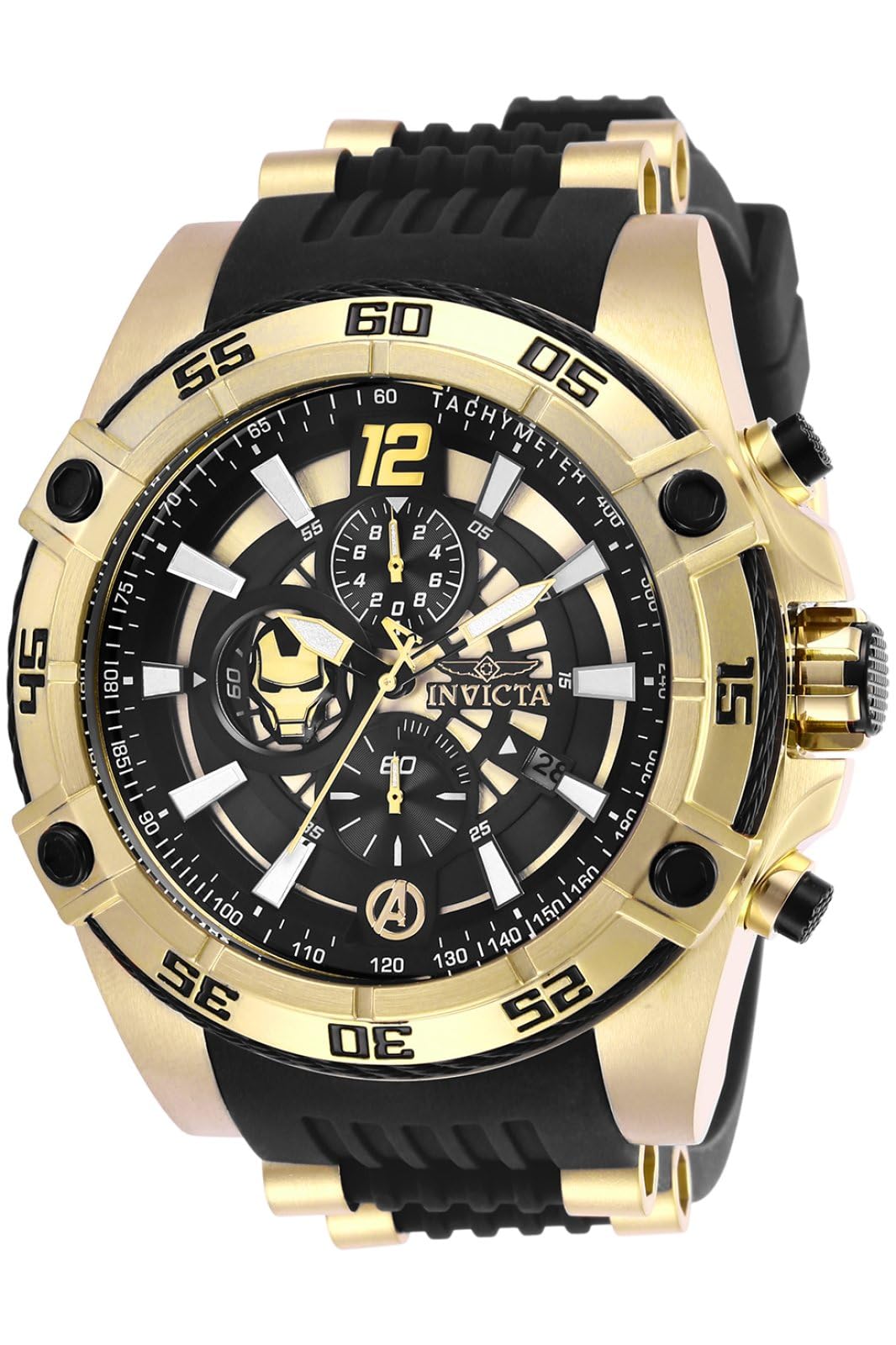 invicta-specialty-marvel-ironman-26797-herrenuhr-gold-52mm image 1