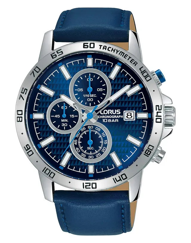 lorus-sport-rm307gx9-herren-chronograph-lederband image 1