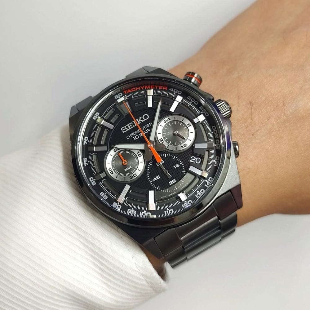 seiko-sport-ssb399p1-herren-chronograph-schwarz-quarz image 5