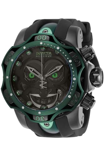 invicta-reserve-30064-joker-herrenuhr-52mm-schwarz-gr-n-silikon image 5