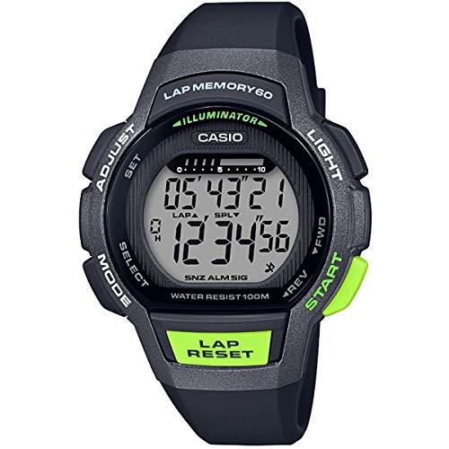 casio-digitaluhr-damen-schwarz-mit-10-bar-und-alarm image 2