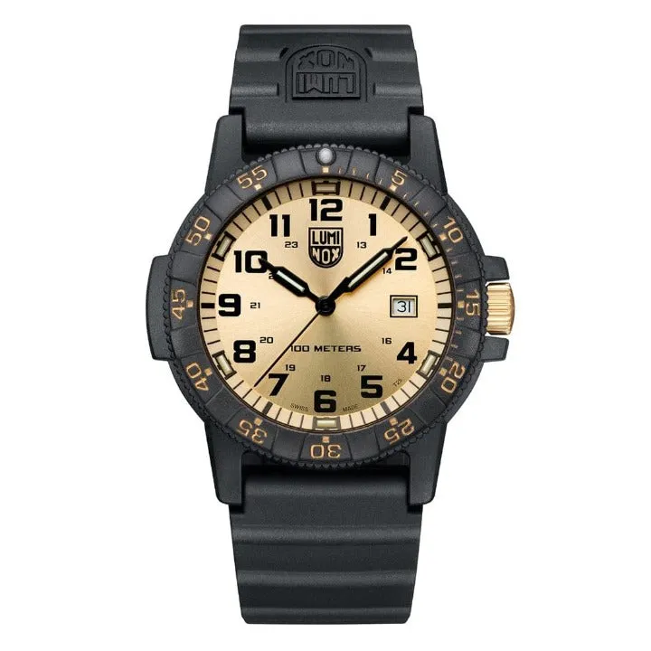 luminox-leatherback-sea-turtle-giant-outdooruhr-44mm-gold-schwarz image 1