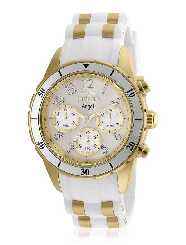 invicta-angel-24901-damenuhr-wei-edelstahl-quarz image 1
