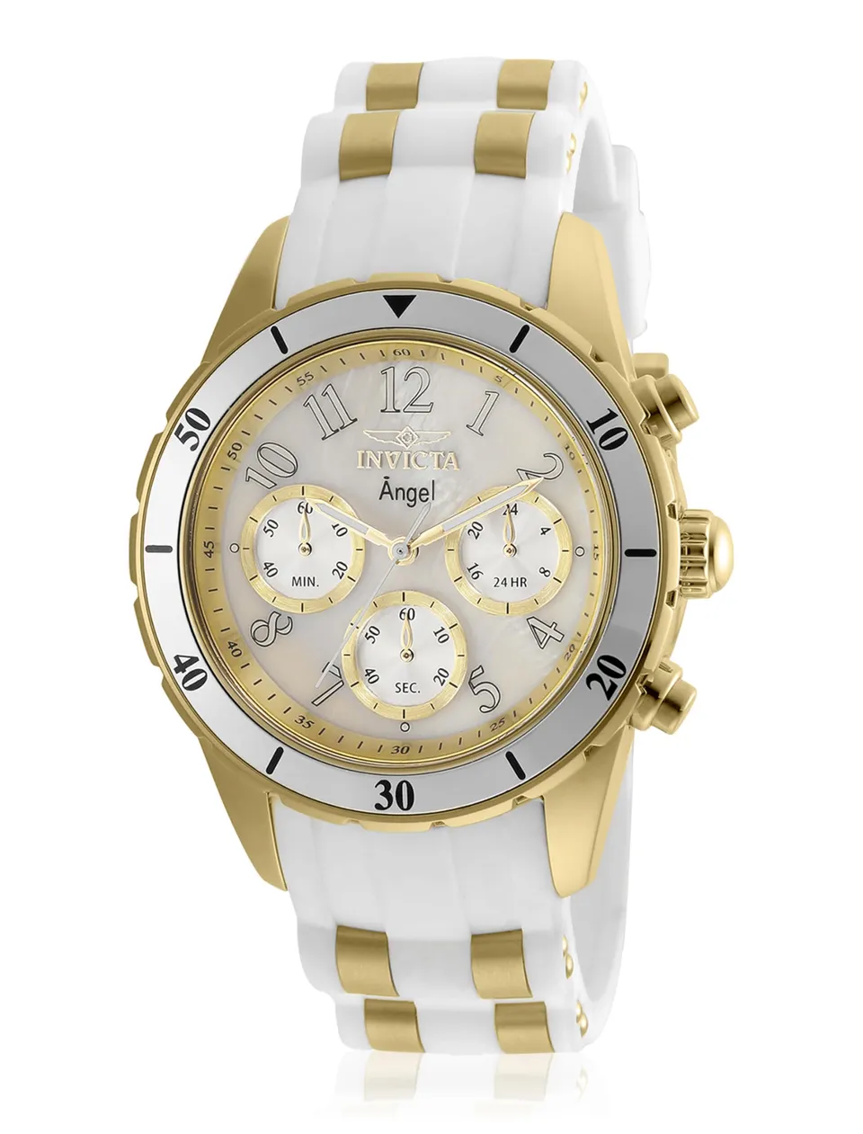 invicta-angel-24901-damenuhr-wei-edelstahl-quarz image 1