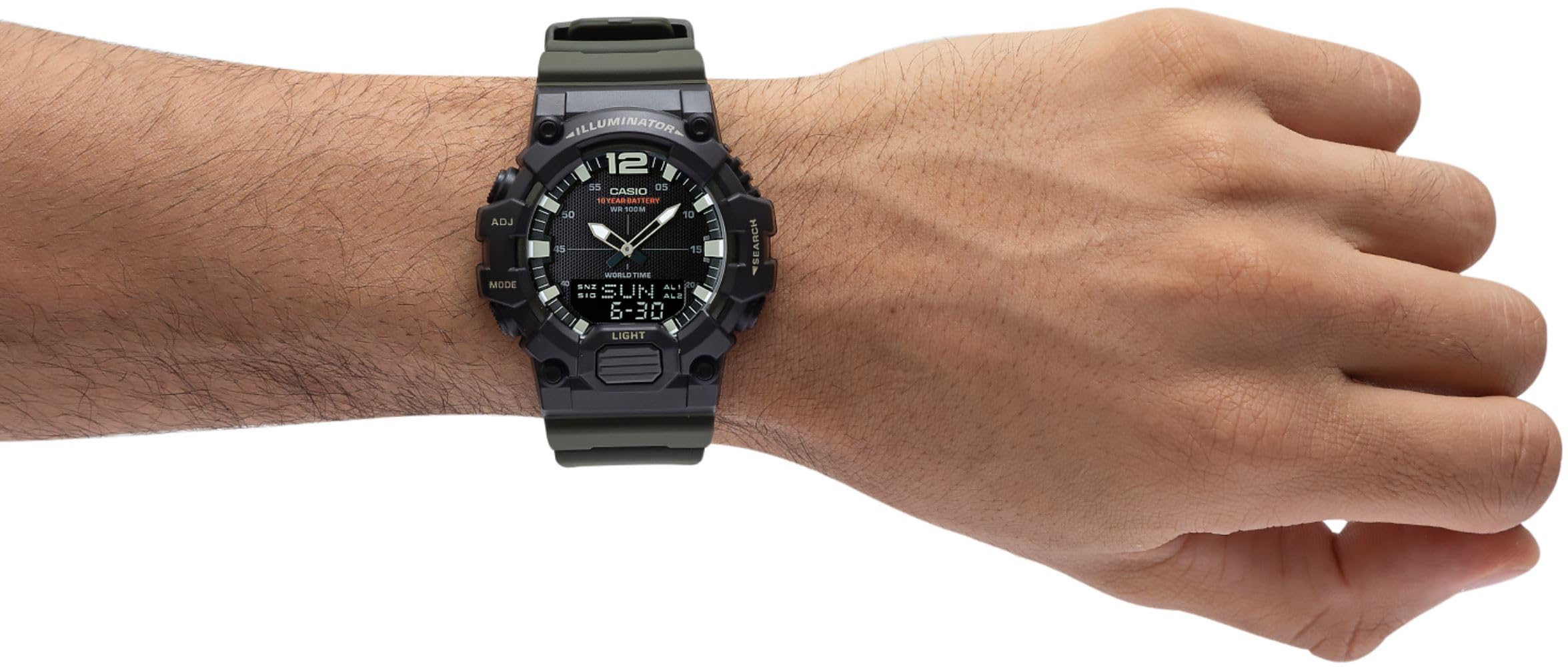 casio-collection-herren-digitaluhr-gr-n-schwarz-20-bar image 4