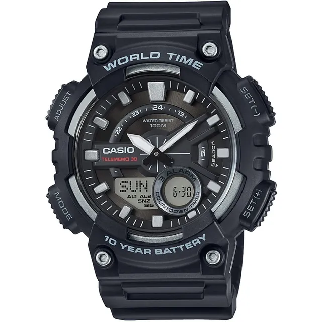 casio-collection-herrenuhr-digital-schwarz-grau image 1