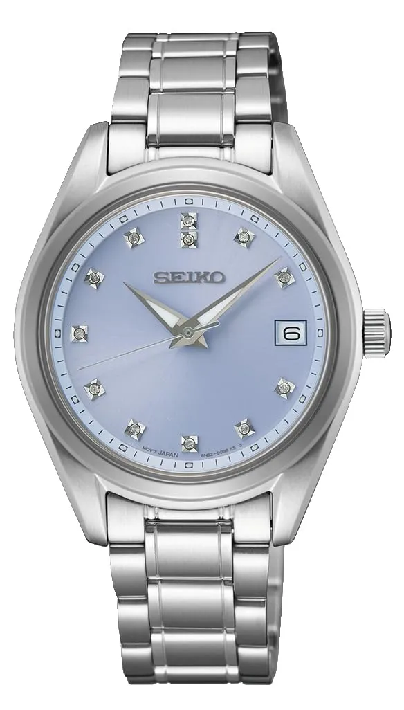 seiko-classic-analog-quarz-uhr-silber-edelstahl image 1
