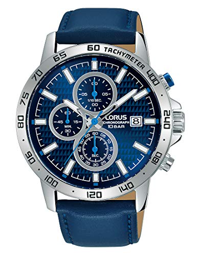 lorus-sport-rm307gx9-herren-chronograph-lederband image 2