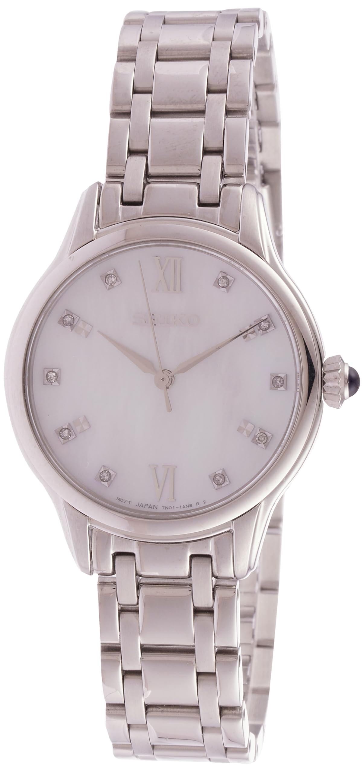 seiko-classic-srz537p1-damenuhr-edelstahl-quarz-silber image 1