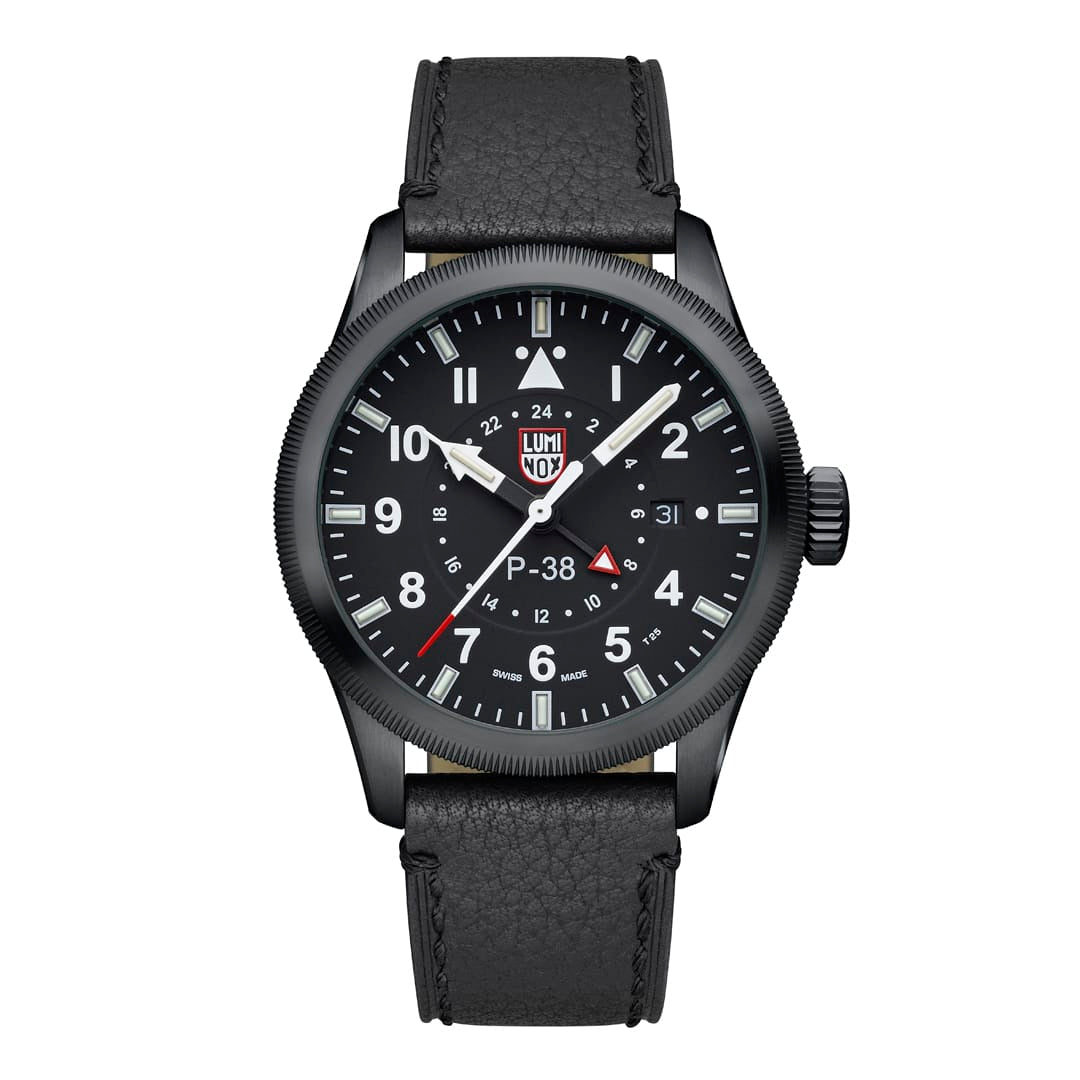 luminox-p-38-lightning-9520-fliegeruhr-42-mm-gmt-3 image 1
