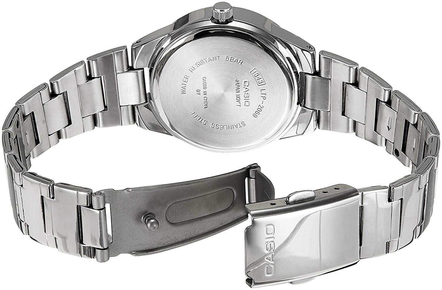 casio-watch-analog-quarz-damenuhr-edelstahl-rosa image 5