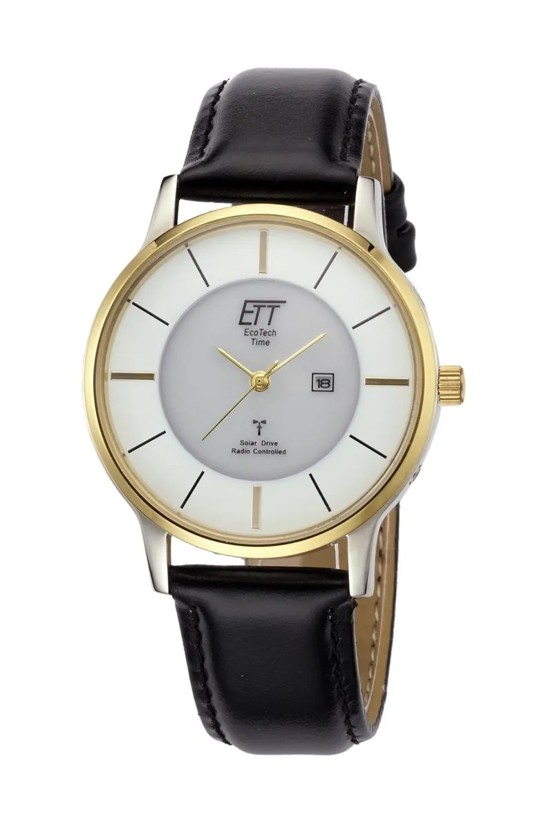 ett-solar-drive-funk-egs-11350-21l-herrenuhr-leder-analog image 1