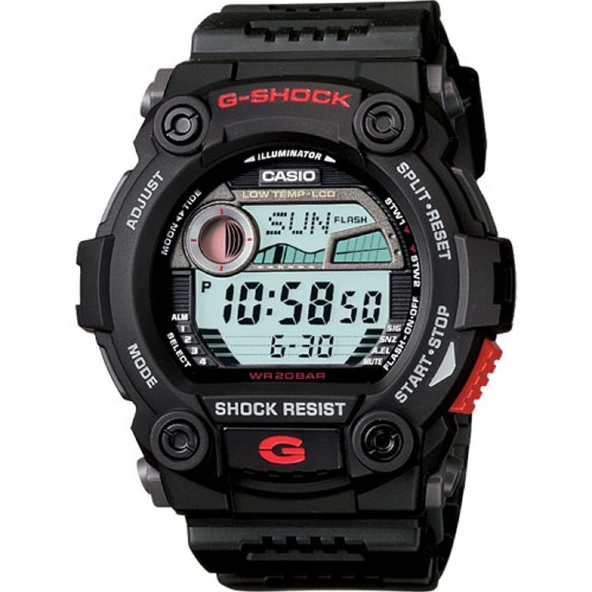 casio-g-shock-g-7900-herrenuhr-digital-rot-schwarz-20-bar image 1