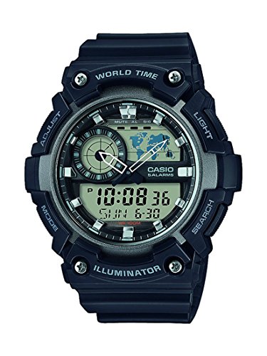 casio-collection-aeq-200w-herren-armbanduhr-schwarz-weltzeit image 3