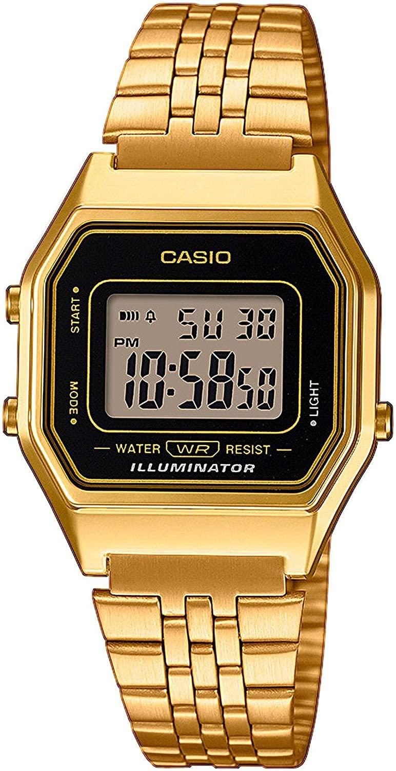 casio-collection-la680wega-retro-damenuhr-gold-digital image 2