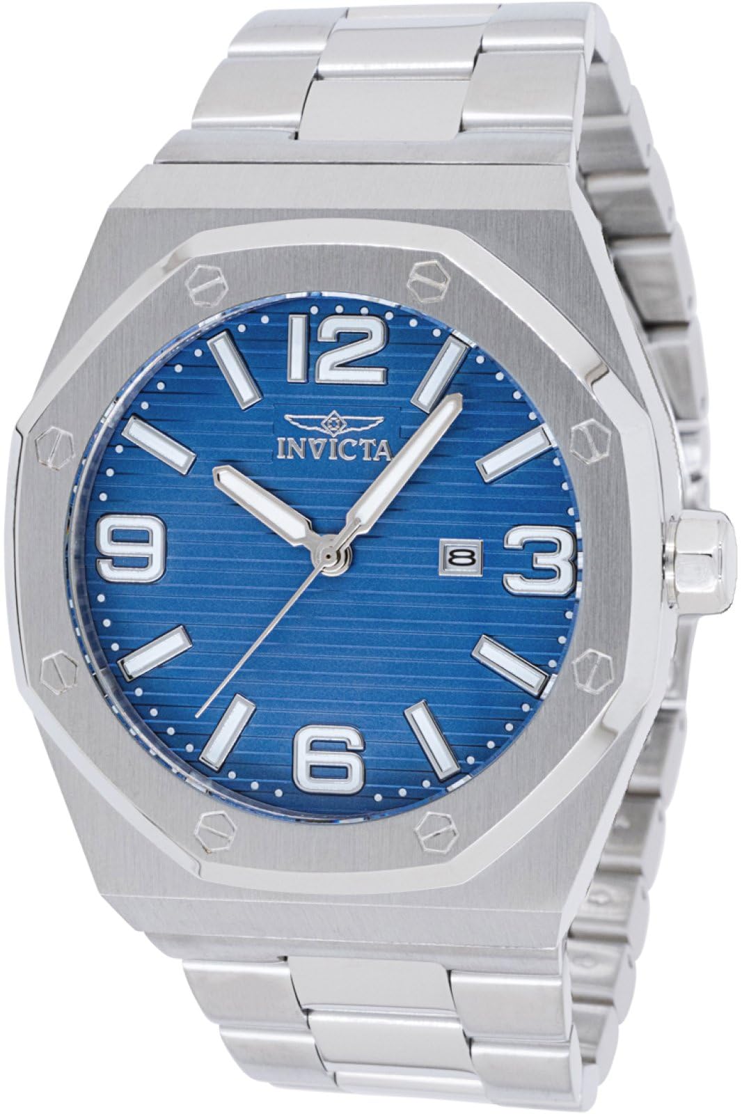invicta-speedway-45778-herrenuhr-silber-blau-48mm image 1