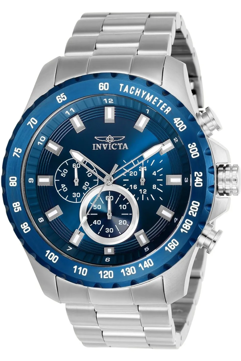 invicta-speedway-herrenuhr-48mm-silber-blau image 1