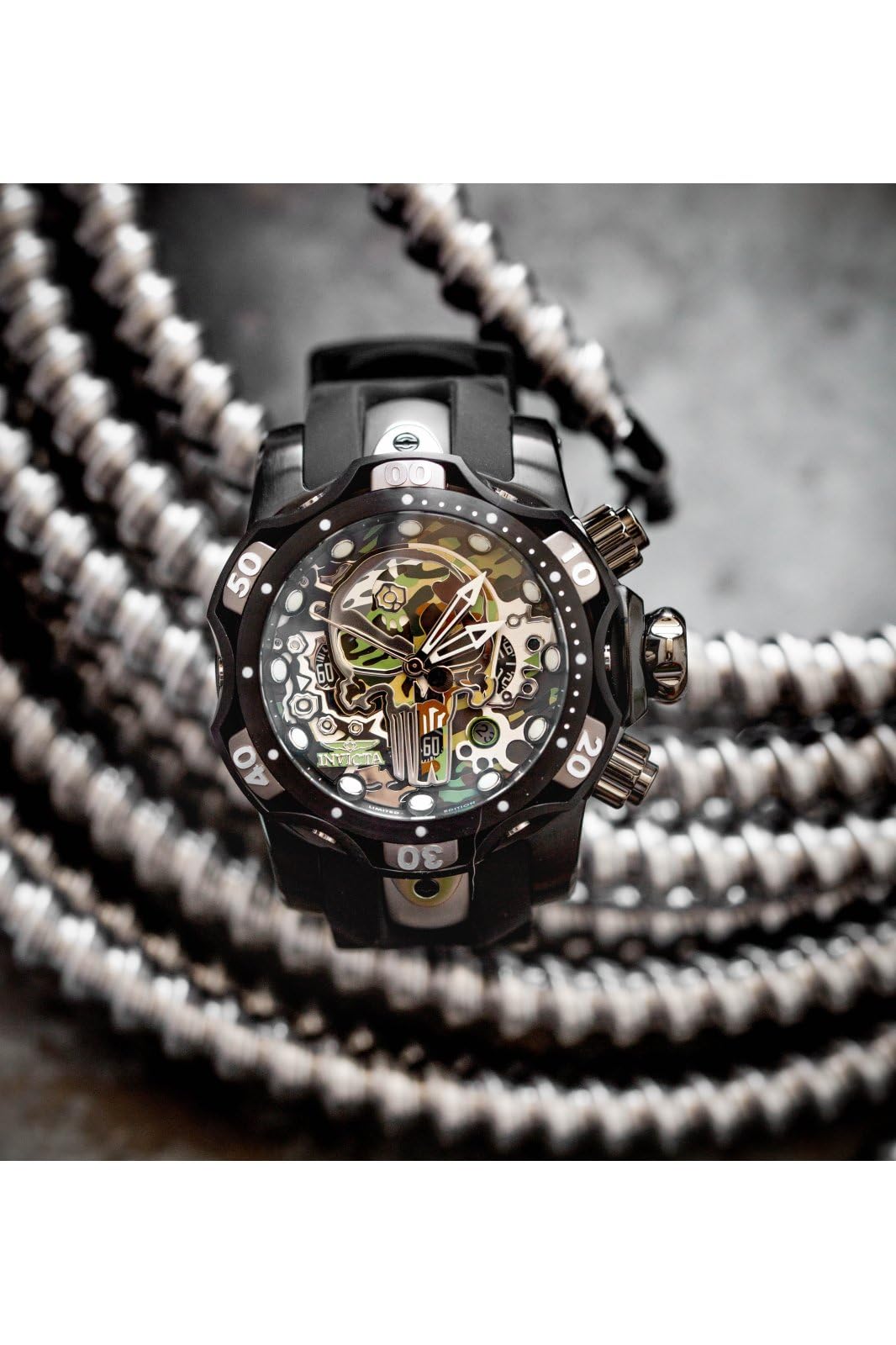 invicta-specialty-30630-herren-armbanduhr-schwarz-chronograph-quarz image 5