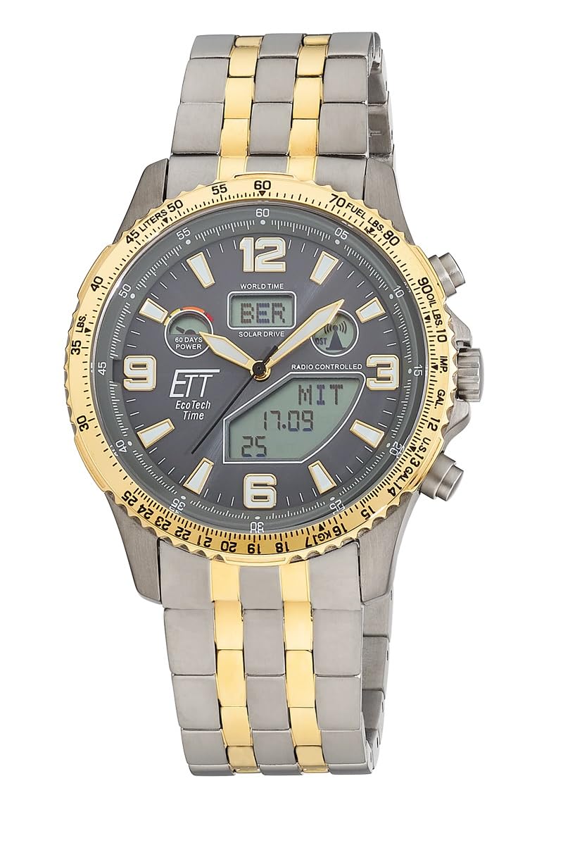 ett-solar-drive-funk-egt-11722-52m-herrenuhr-titan-bicolor image 1
