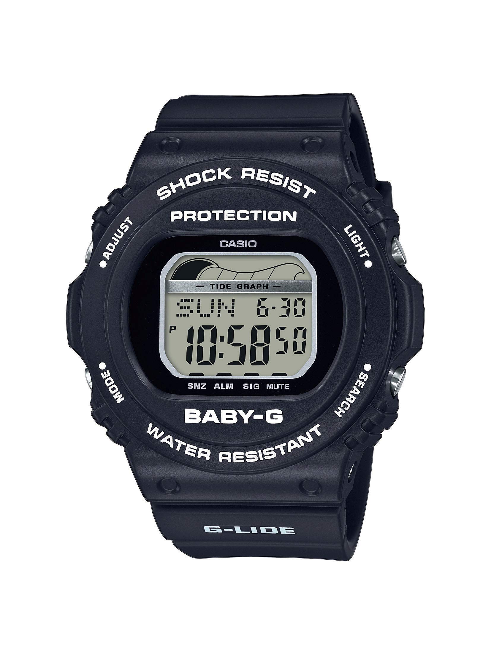 casio-blx-560-digitaluhr-damen-schwarz-mondphase-20-bar image 1