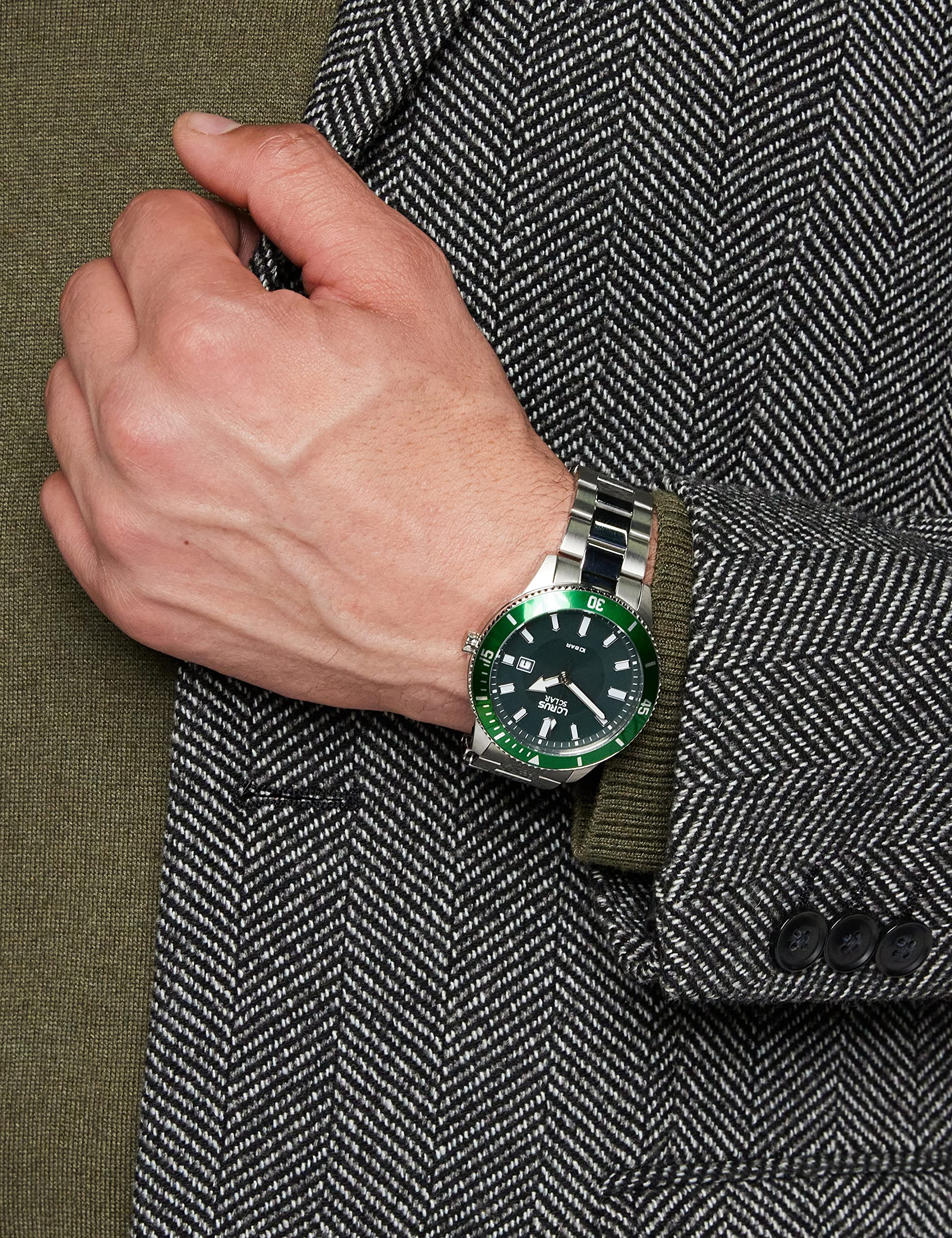 lorus-herrenuhren-rx315ax9-herrenuhr-solar-edelstahl image 2