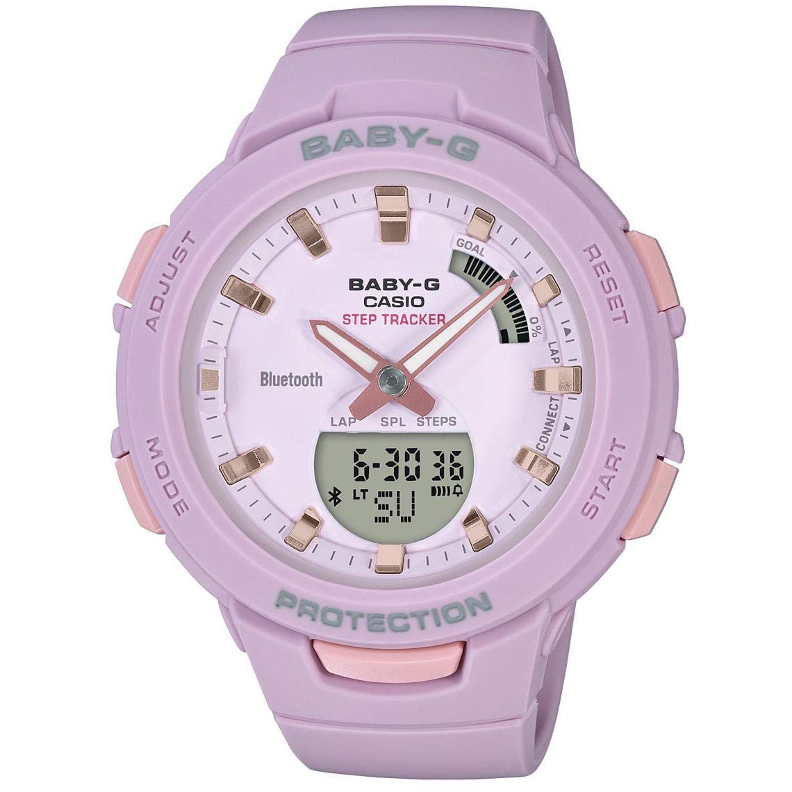 casio-baby-g-bsa-b100-4a1er-damenuhr-rosa-bluetooth-schrittz-hler image 1