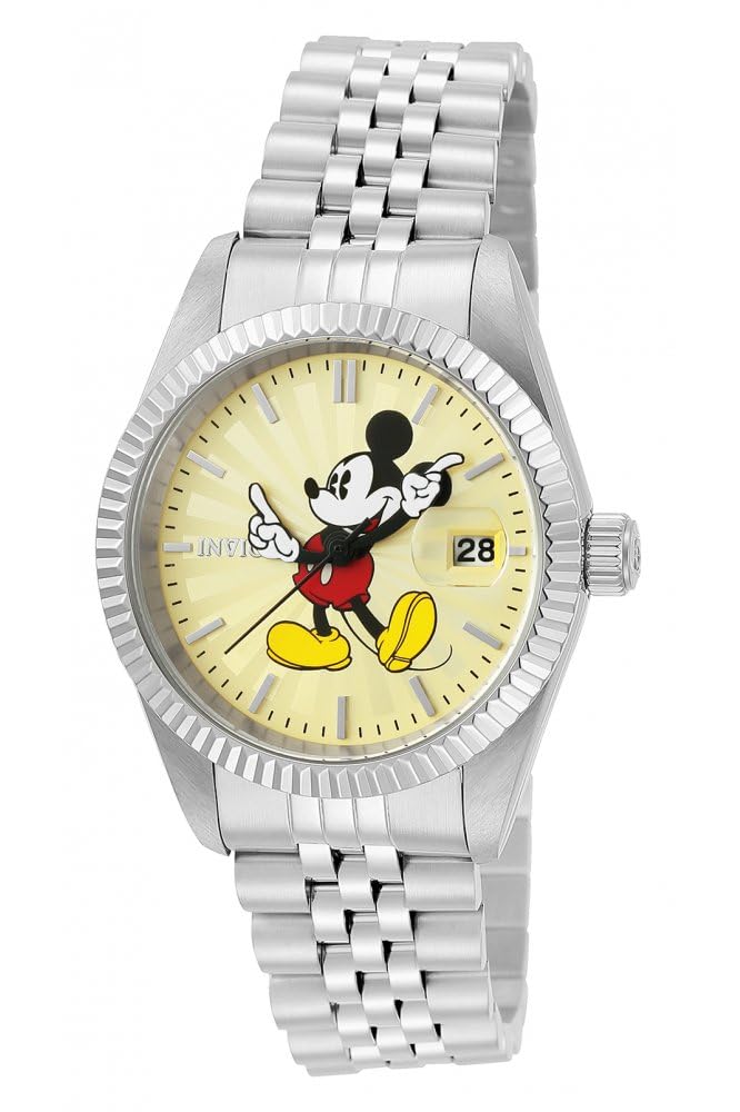 invicta-disney-mickey-mouse-damen-uhr-36mm-champagner-22774 image 1