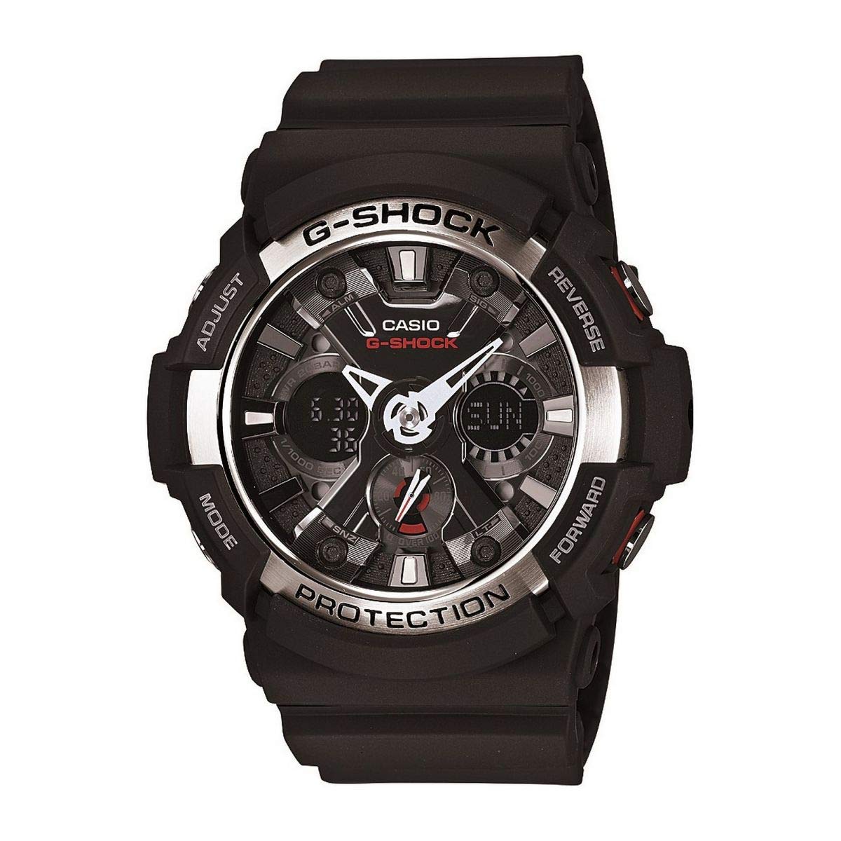 casio-g-shock-ga-200-herrenuhr-schwarz-resin-20-bar image 1