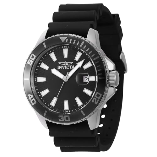 invicta-casual-46087-herren-uhr-45mm-silikon-schwarz image 3