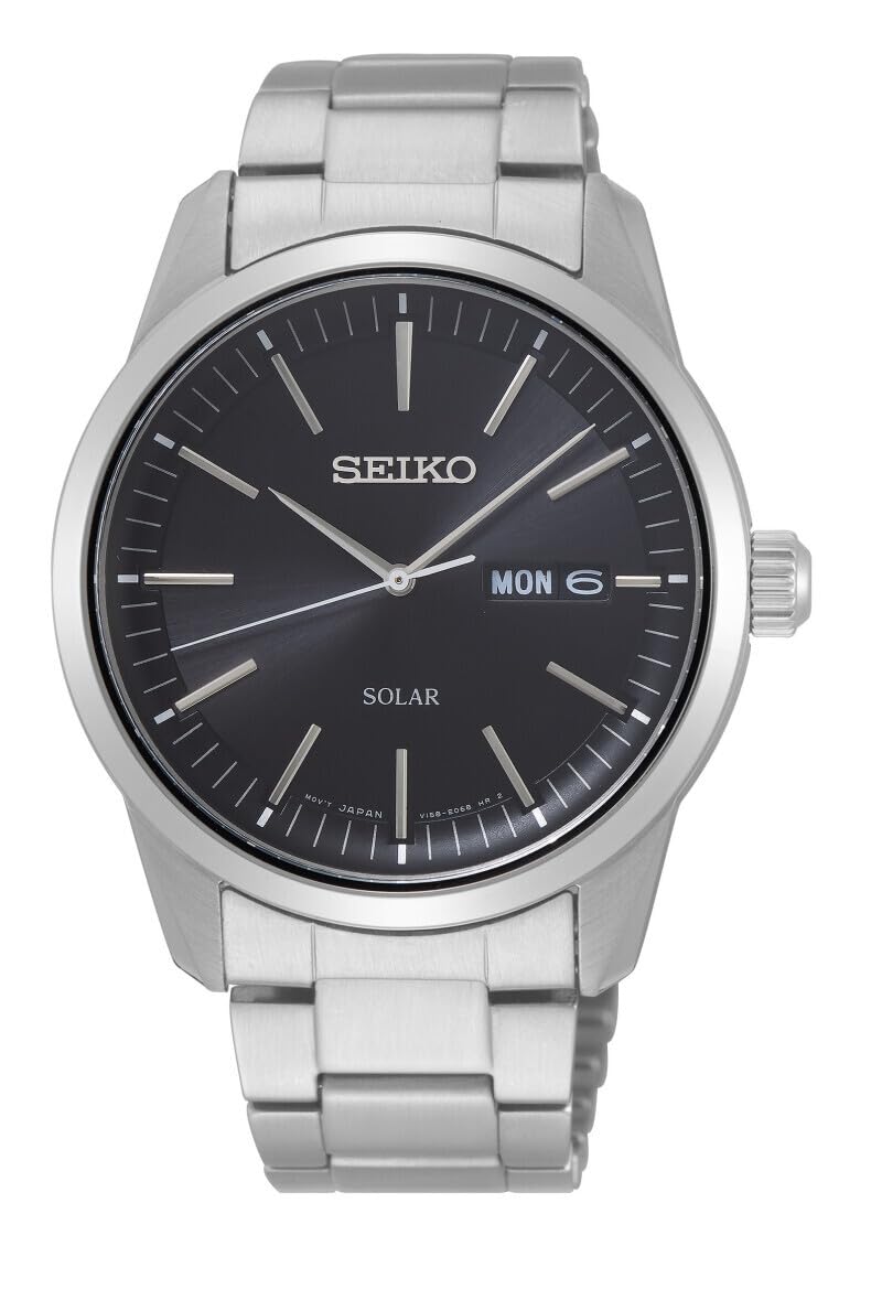seiko-classic-herrenuhr-edelstahl-solar-mit-edelstahlband image 2