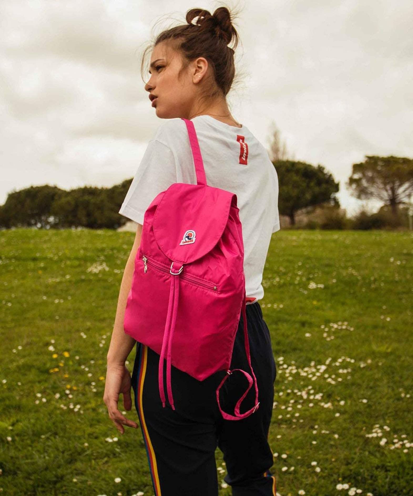 invicta-minisac-tagesrucksack-8l-rosa-faltbar image 5