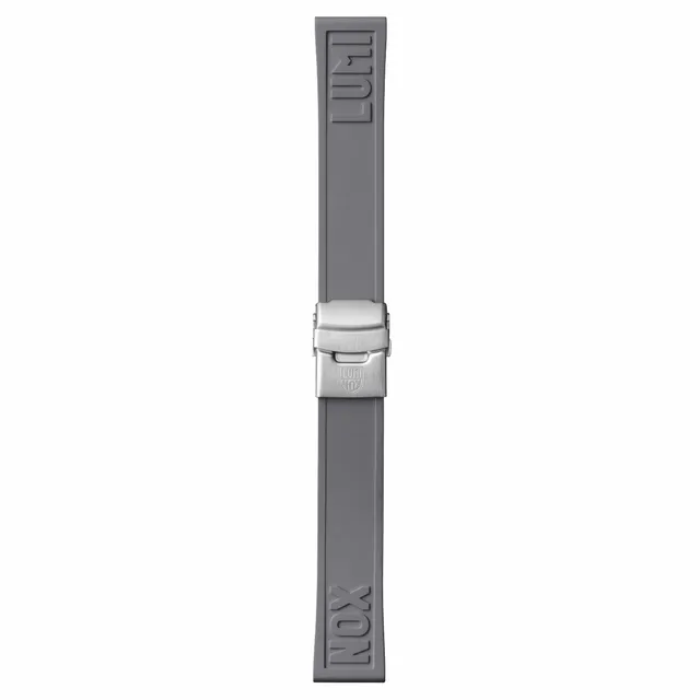luminox-all-straps-cut-to-fit-kautschuk-uhrenarmband-22mm-grau image 1