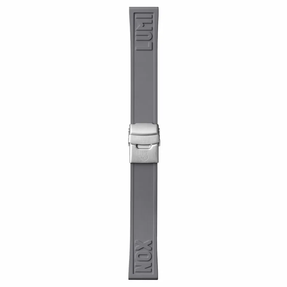 luminox-all-straps-cut-to-fit-kautschuk-uhrenarmband-22mm-grau image 1