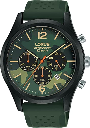 lorus-sport-rt399hx9-herrenuhr-chronograph-silikon-schwarz image 4