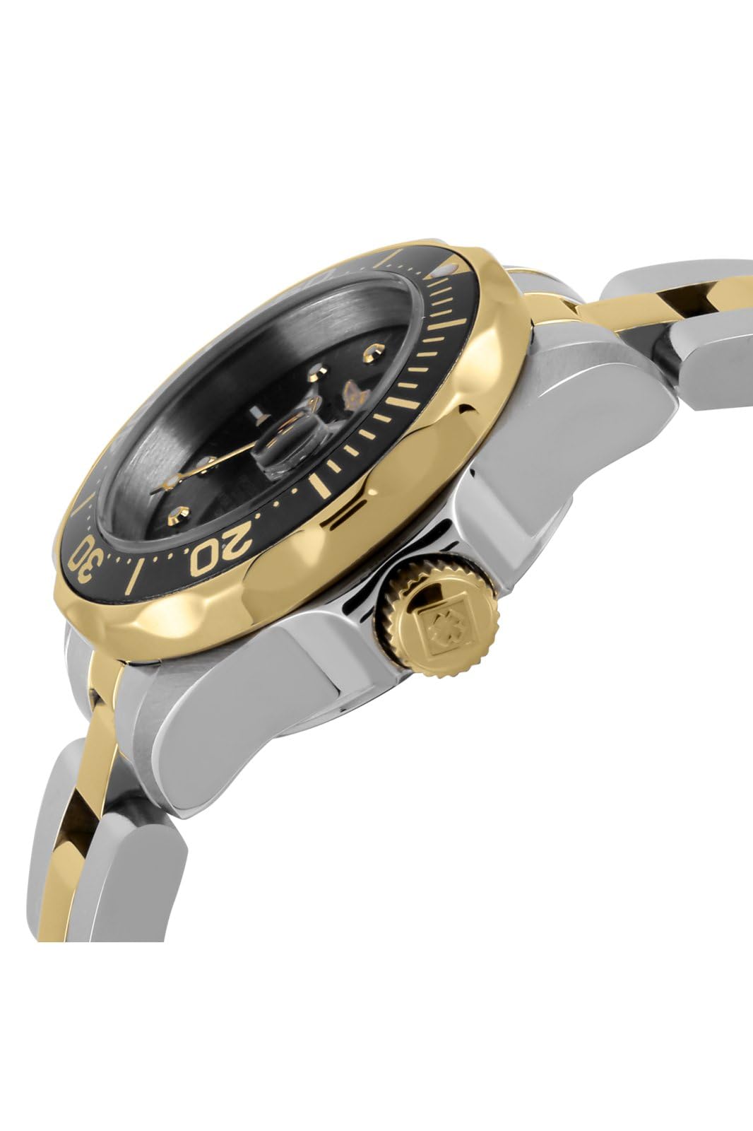invicta-pro-diver-damenuhr-quarz-edelstahl-zweifarbig-schwarz image 3