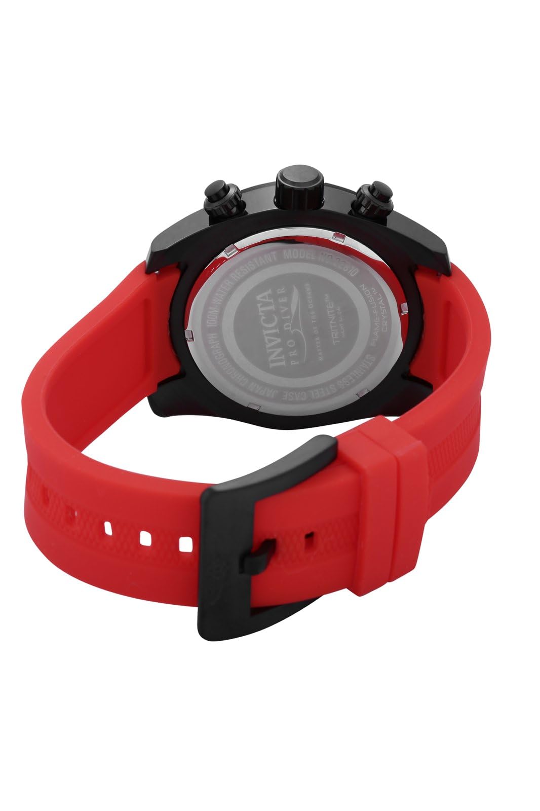 invicta-pro-diver-herrenuhr-50-mm-schwarz-rot-quarz image 3