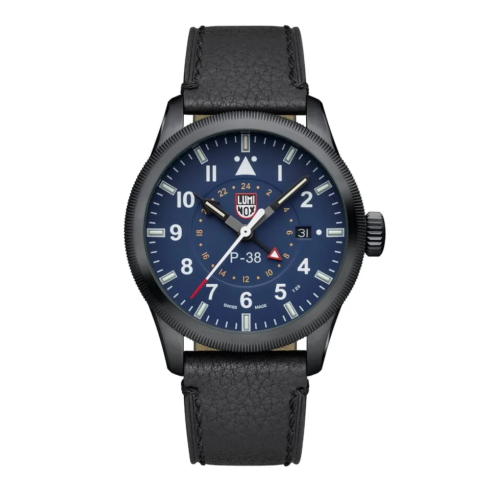 luminox-p-38-lightning-9520-fliegeruhr-42-mm-gmt image 1