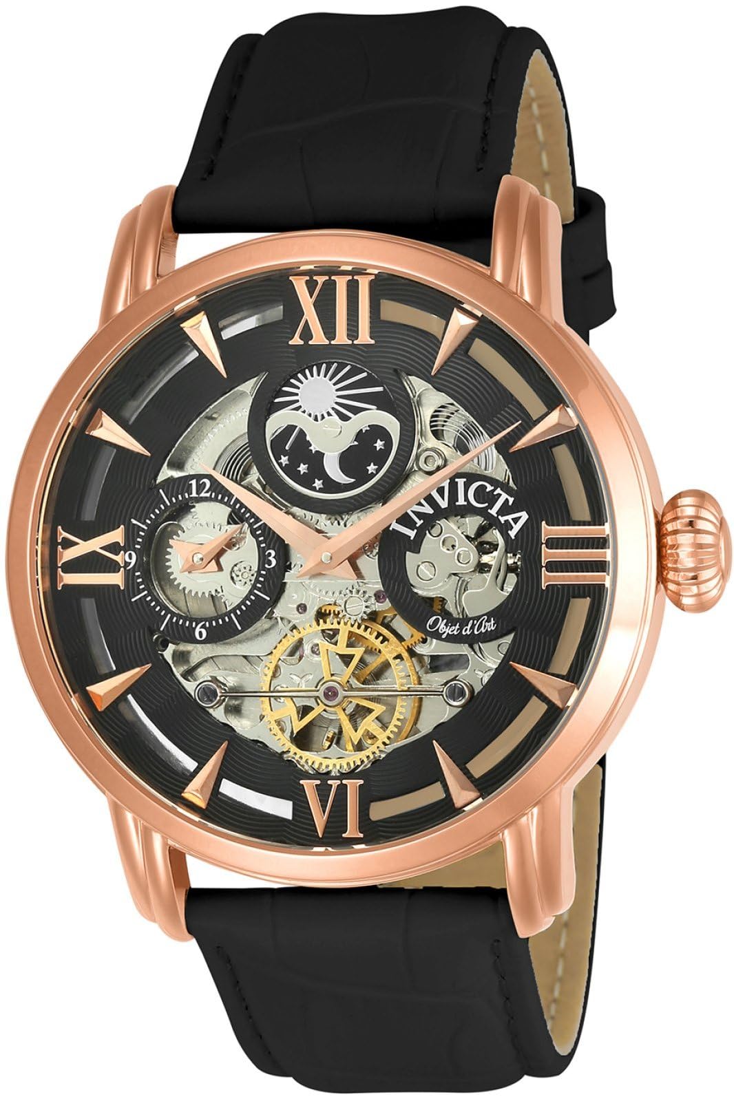 invicta-objet-d-art-automatikuhr-herren-47mm-gold-wei image 7